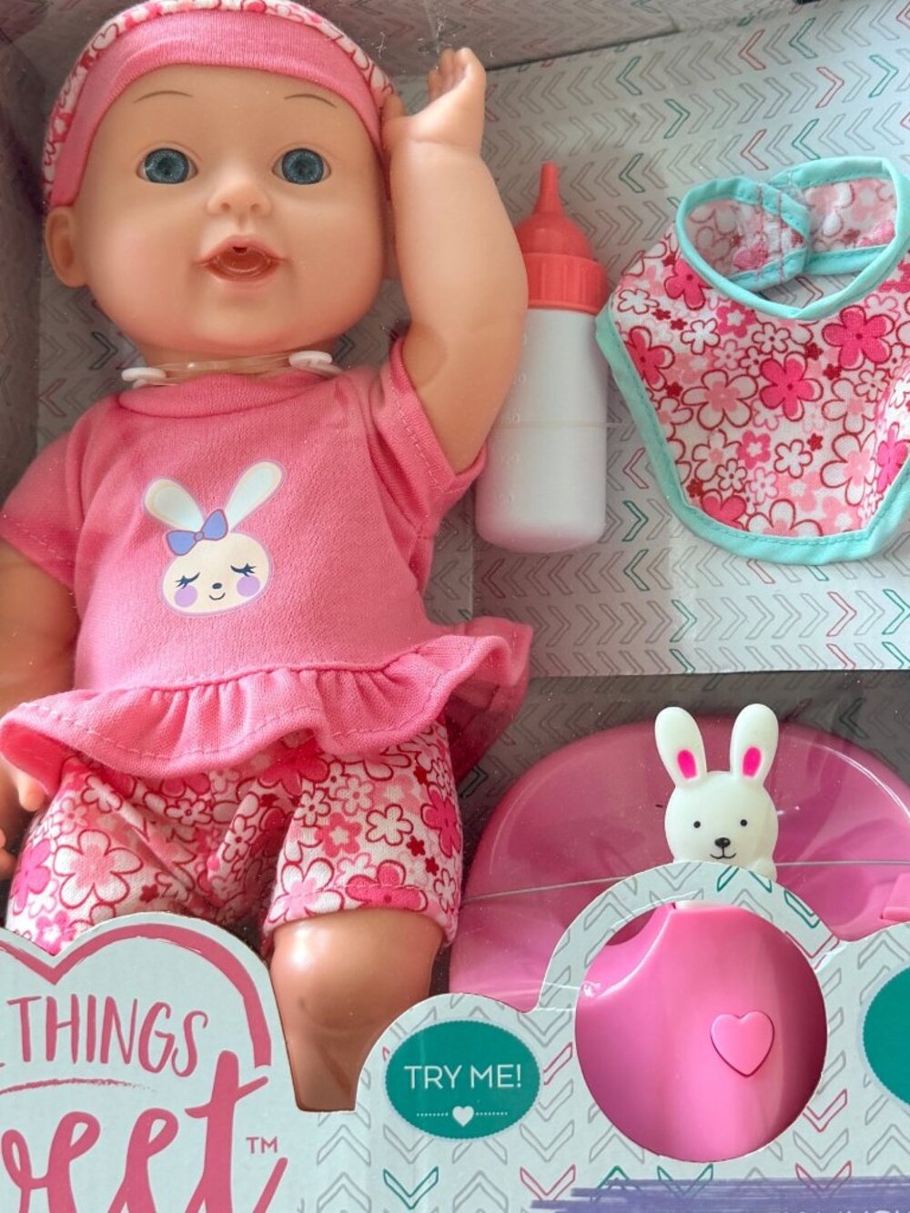 Baby Doll with Musical Potty Drink & Wet Feature Toy Accessories Set - Picture 4 of 8
